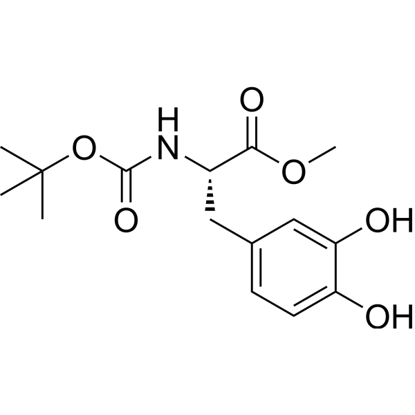 (S)-Methyl 2-((tert-butoxycarbonyl)amino)-3-(3,4-dihydroxyphenyl)propanoate 37169-36-1